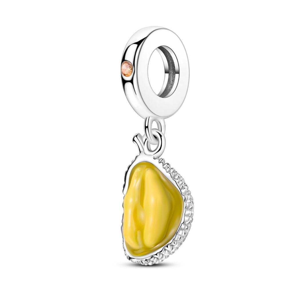 Fruit Charm Bead 925 Silver Strawberry Cherry Avocado Fit Original Bracelet Diy Fashion Jewelry