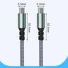Угловой кабель USB-C PD для быстрой зарядки для iPhone - Плетеный и прочный