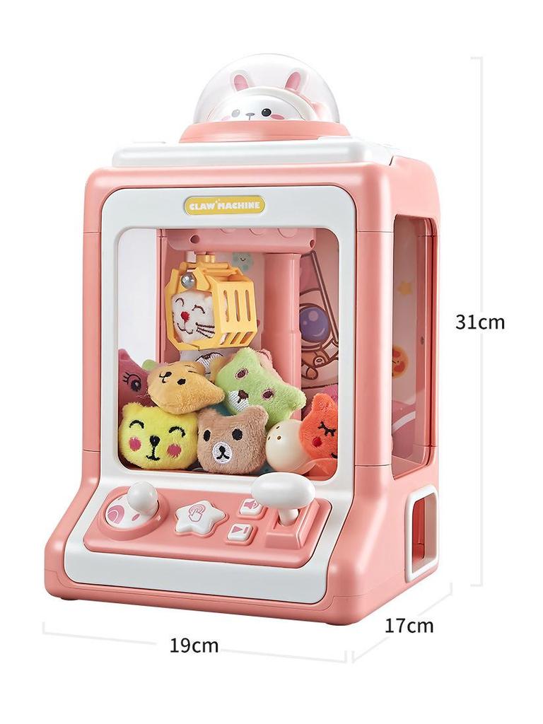 Little Rabbit Kids' Claw Machine - Cute Plush Toy with Sound & Light for Boys and Girls