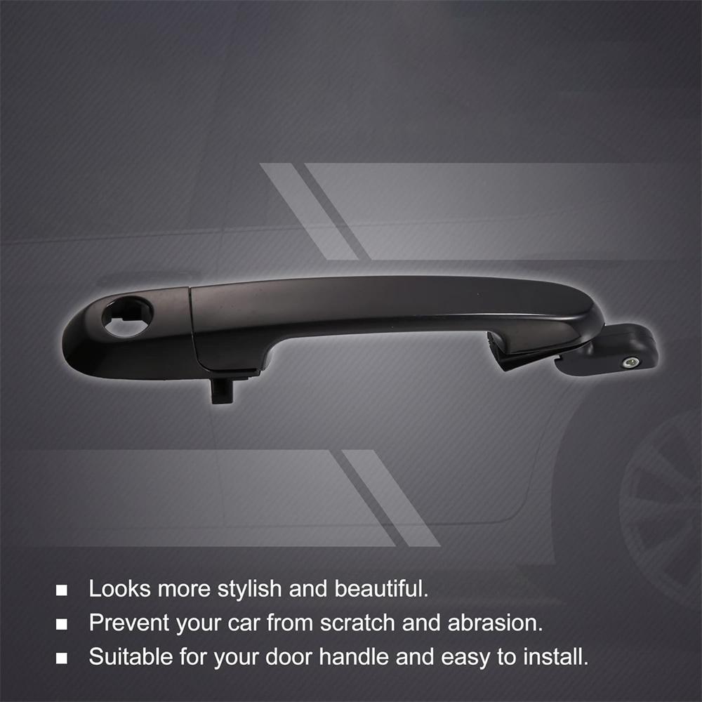 Черная передняя левая наружная дверная ручка 82650-1E050 для Hyundai Accent 2006-2011