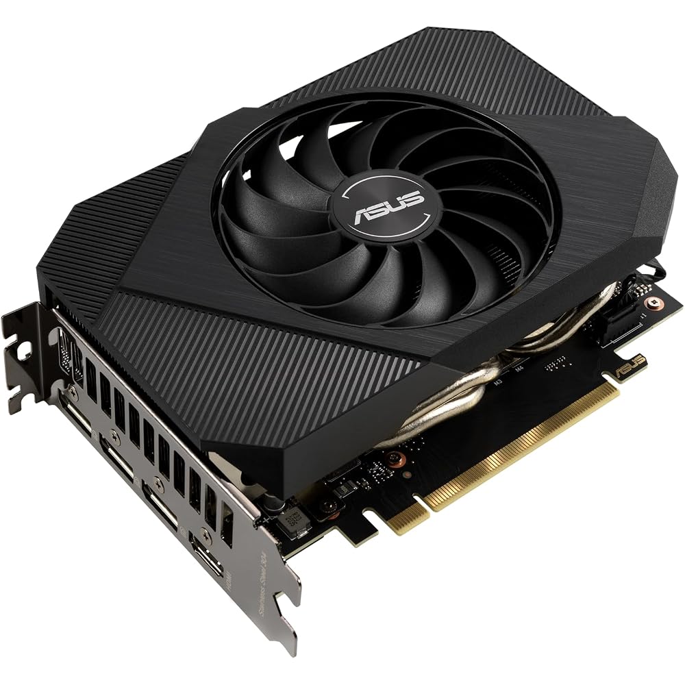 ASUS Phoenix NVIDIA GeForce RTX 3060 V2 Gaming Graphics Card - PCIe 4.0 12GB GDDR6 Memory, HDMI 2.1, DisplayPort 1.4a, Axial-tech Fan Design, Protecti