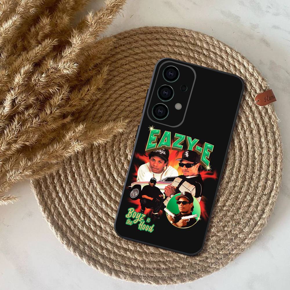Чехол для телефона рэпера E-Eazy E для Samsung S25, S24, S21, S22, S23, S30, Ultra, S20, Plus, Fe, Lite, Note, 10, 9, 5G Черный чехол