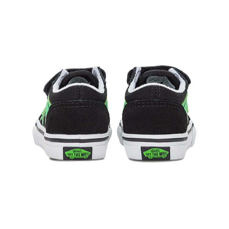 Vans Удобные Универсальные Амортизирующие Прочные Низкие Кроссовки для Ходьбы Детская Обувь Черные VN000CPZYJ7
