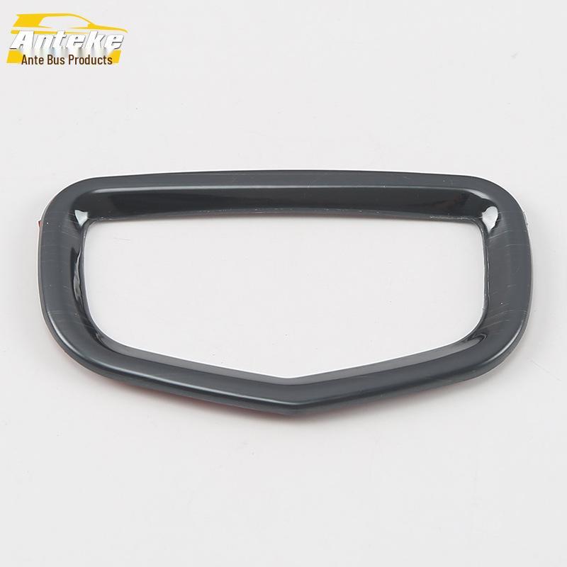 Compatible Decorative Frame for 18 Geely Vision Models: Steering Wheel Bright Ring, Dashboard Console, and Center Steering Patch.