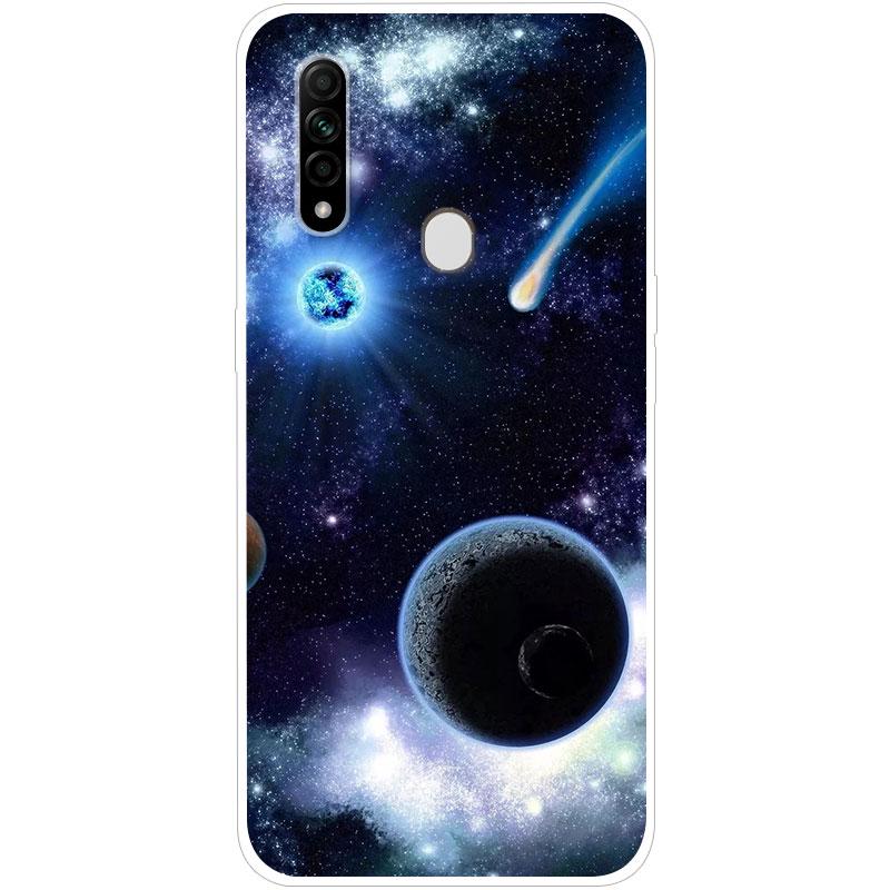 Для OPPO A31 OPPOA31 чехол Мягкая силиконовая задняя крышка чехол для телефона с рисунком Звездное небо
