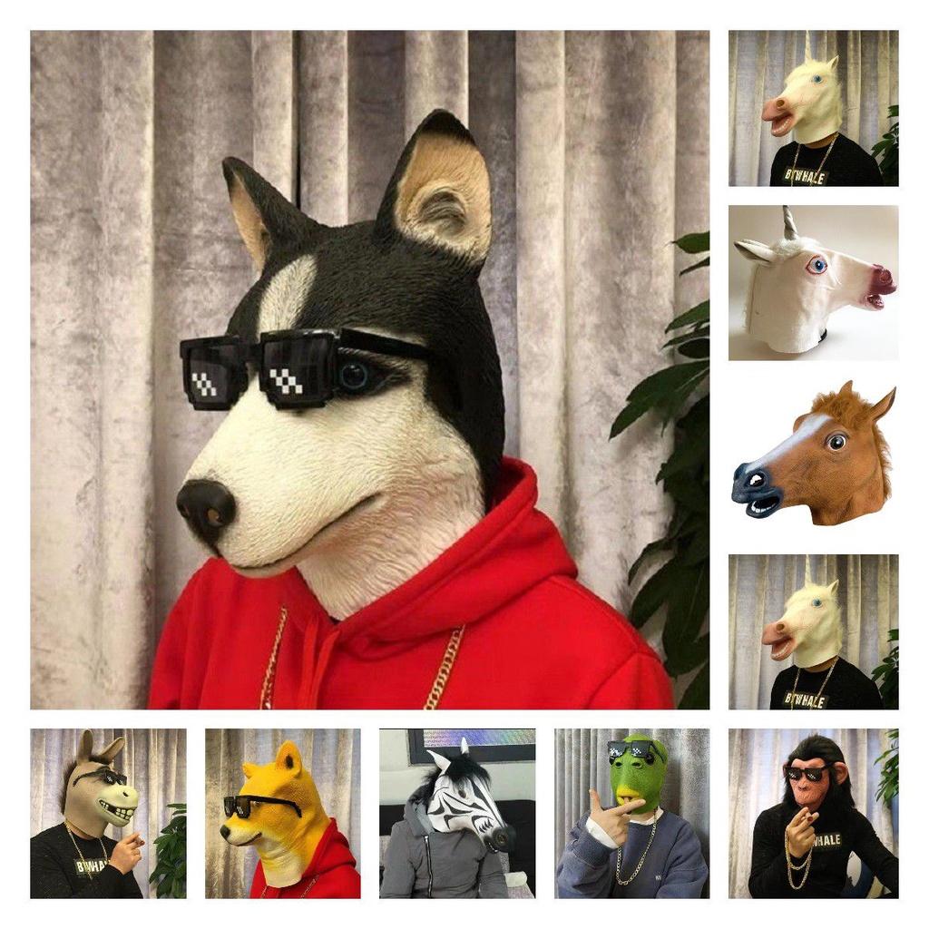 Horse Head Mask Halloween Cosplay Costume Accessory For Adults Scary And Realistic