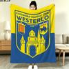 Kvc Westerlo Print Flannel Blanket, High Quality Comfortable for All Seasons, Home Decor, Warmth and Comfort, Perfect for Christmas Gifts
