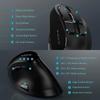 Bluetooth Vertical Mouse Rechargeable Optical Mice for Multi-Purpose 2.4G Wireless Mouse Compatible Apple Mac Windows