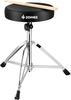 Donner Drum Throne, 48-58cm Height Adjustable, Foldable Maple Drum Stool with Drumsticks