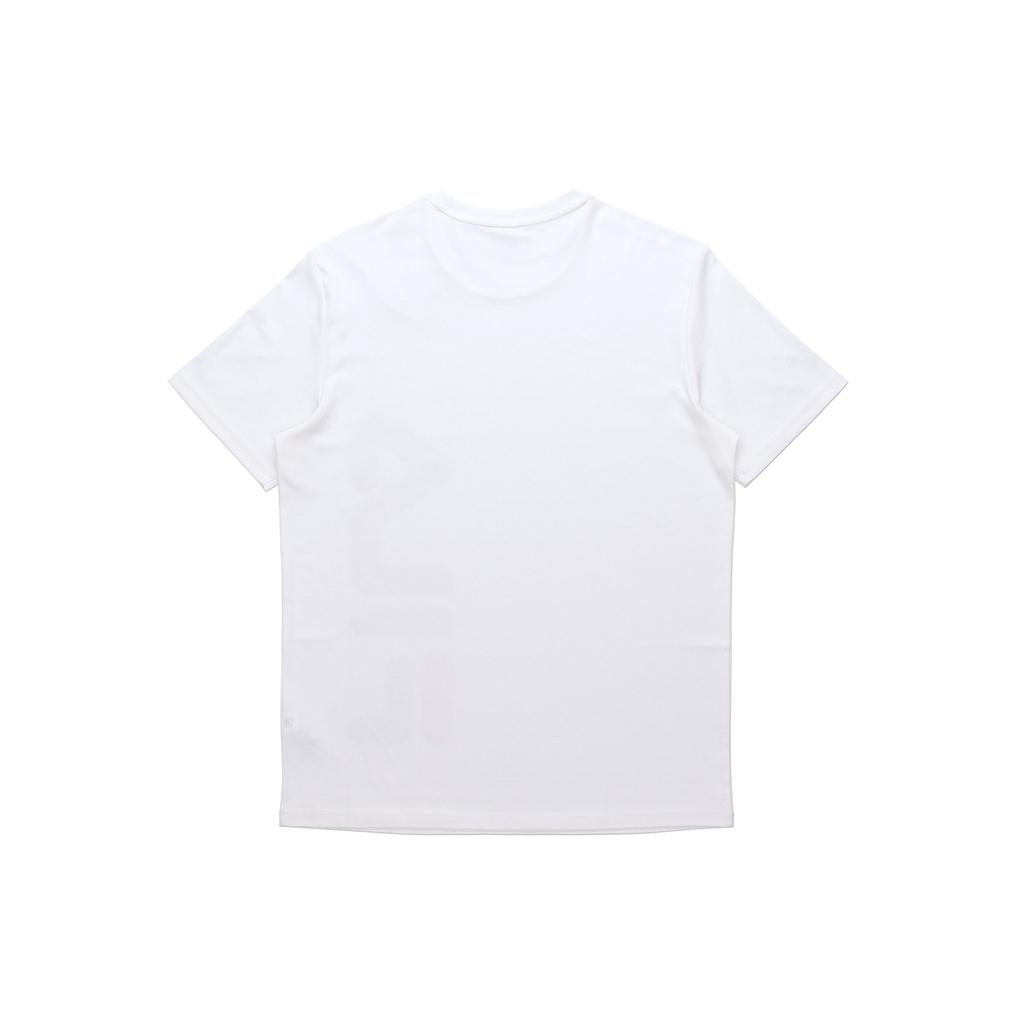 Fila Повседневная спортивная футболка с логотипом и круглым вырезом с коротким рукавом, мужские топы, белые F11M028163A-WT