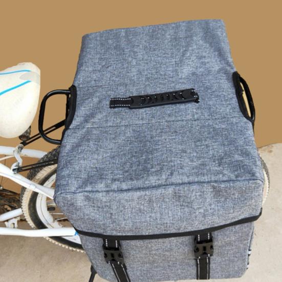 Сумка для заднего багажника велосипеда 25 л, большая вместимость, светоотражающий жесткий корпус, багажник для шоссейного и горного велосипеда