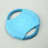 Хлопковая веревочная узловая фрисби-игрушка, устойчивая к укусам собаки, для дрессировки