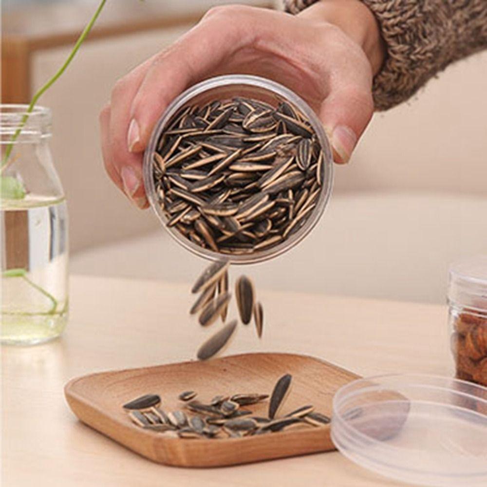 Transparent Food Preservation Tank Plastic Candy Jewelry Jars Food Spices Container  Rice