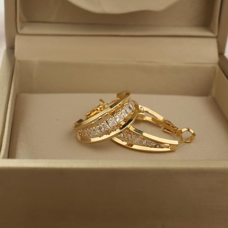 WICKM стильные серьги черного бриллианта женские Популярность Совместимы с металлической аллергией кольцо серьги-подвески золото 18 карат игла из серебра S925 остаются на качающихся