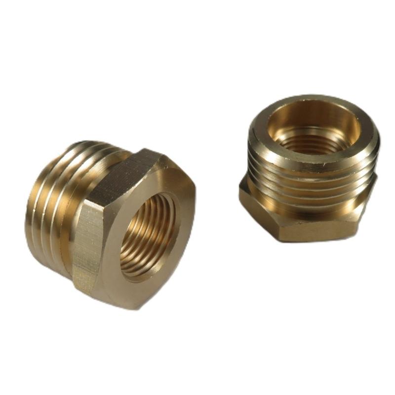 Медный переходник 3/8 NPT наружная резьба X 3/4 GHT внутренняя резьба Соединитель Герметичные конструкции Трубный переходник для домашней сантехники