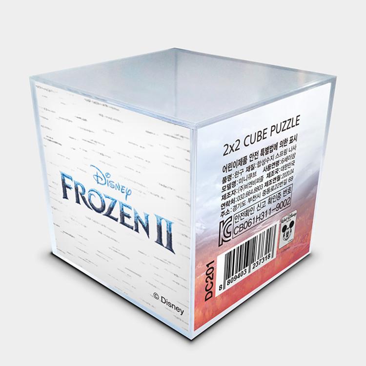 2x2 Frozen 2 Mini Cube Puzzle Disney Keyring, популярная корейская головоломка