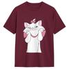 The Aristocats Marie Cat T Shirt Hipster T-Shirts Short Sleeves Aesthetic Tshirt Beach Cotton O-Neck Oversize Top Tees