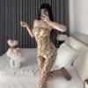 Sexy Onesie Leopard Print High Waist Tight Women's Clothing New Printed Halter Suspenders Play Pure Passion Women