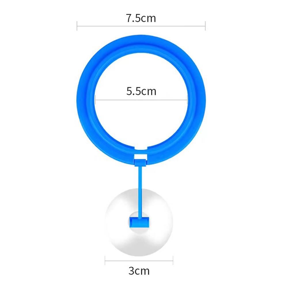 5Pcs Blue Aquarium Feeding Ring Fish Tank Floating Food Tray Feeder Square Circle Fish Feeder Accessory Aquatic Pet Supplies