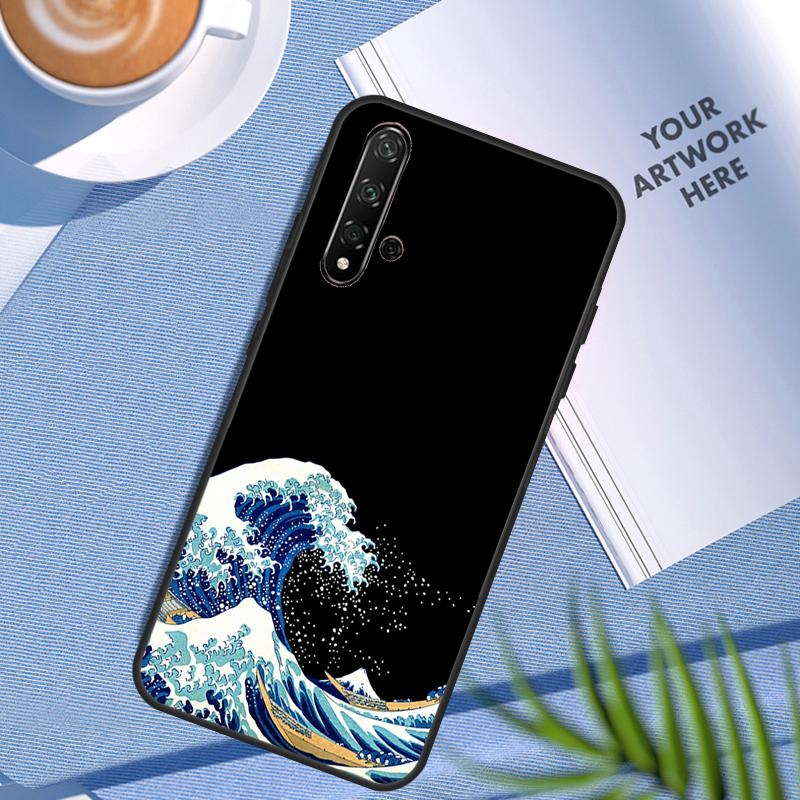 Great Wave off Kanagawa Japan For Huawei Nova 3i 7i 8i 11 12i 10 9 SE Y60 Y61 Y70 Y72 Y73 Y90 Y91 P20 P30 Pro P40 Lite Case