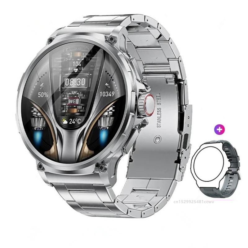 Смарт-часы V69 для мужчин, Bluetooth-вызов, большой экран 1,85 дюйма, монитор сердечного ритма и здоровья, 710 мАч, умные часы, спортивный фитнес-трекер