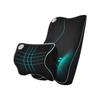 Ecloud Shop Lumbar Support Cushion Neck Pillow Ergonomic Universal Fit for Major Car B0013 Car/Headrest Kit, Design, Seats, Black,