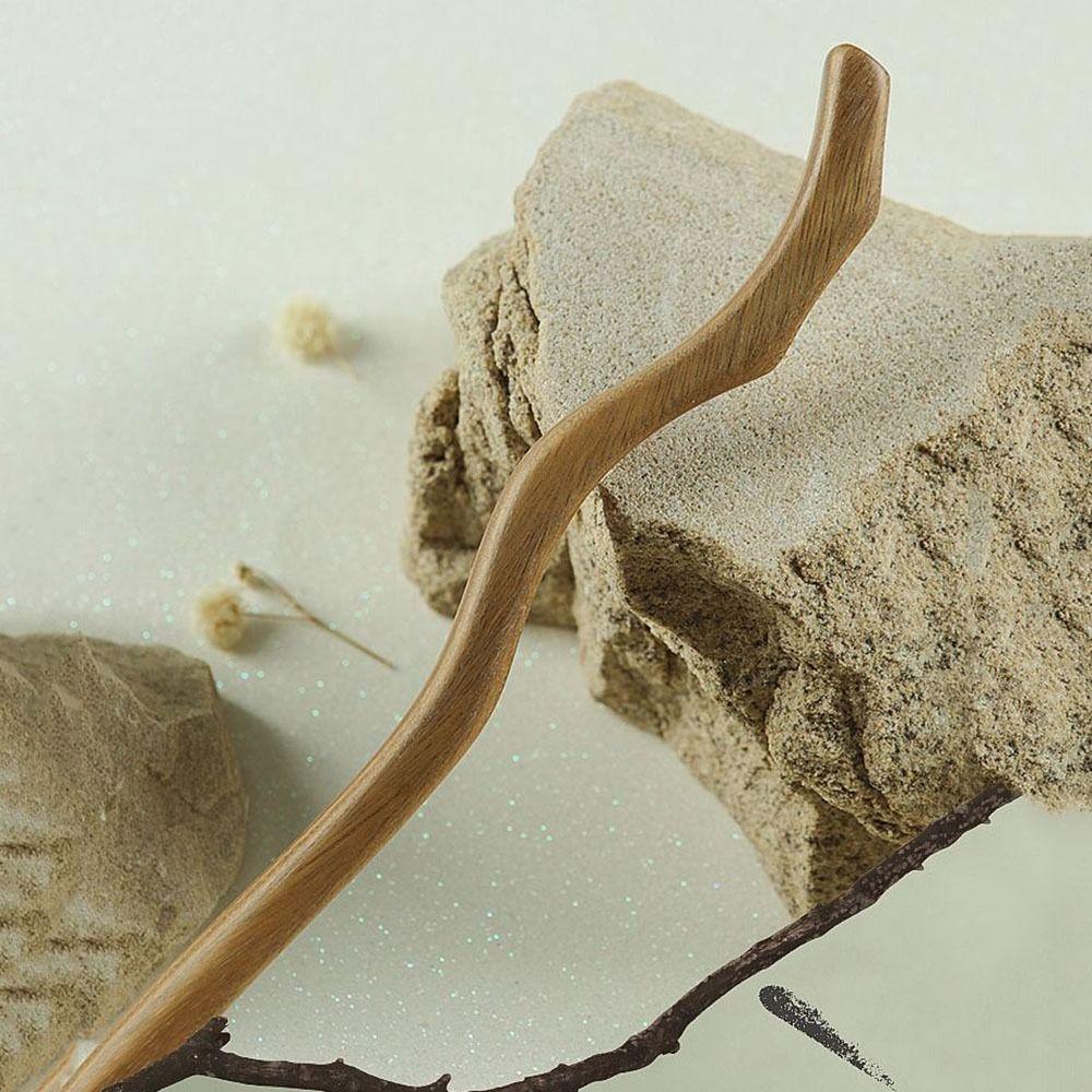 For Women Headdress Disk Hair Wooden Hair Stick Hair Accessories Chinese Style Hair Fork Hairpin