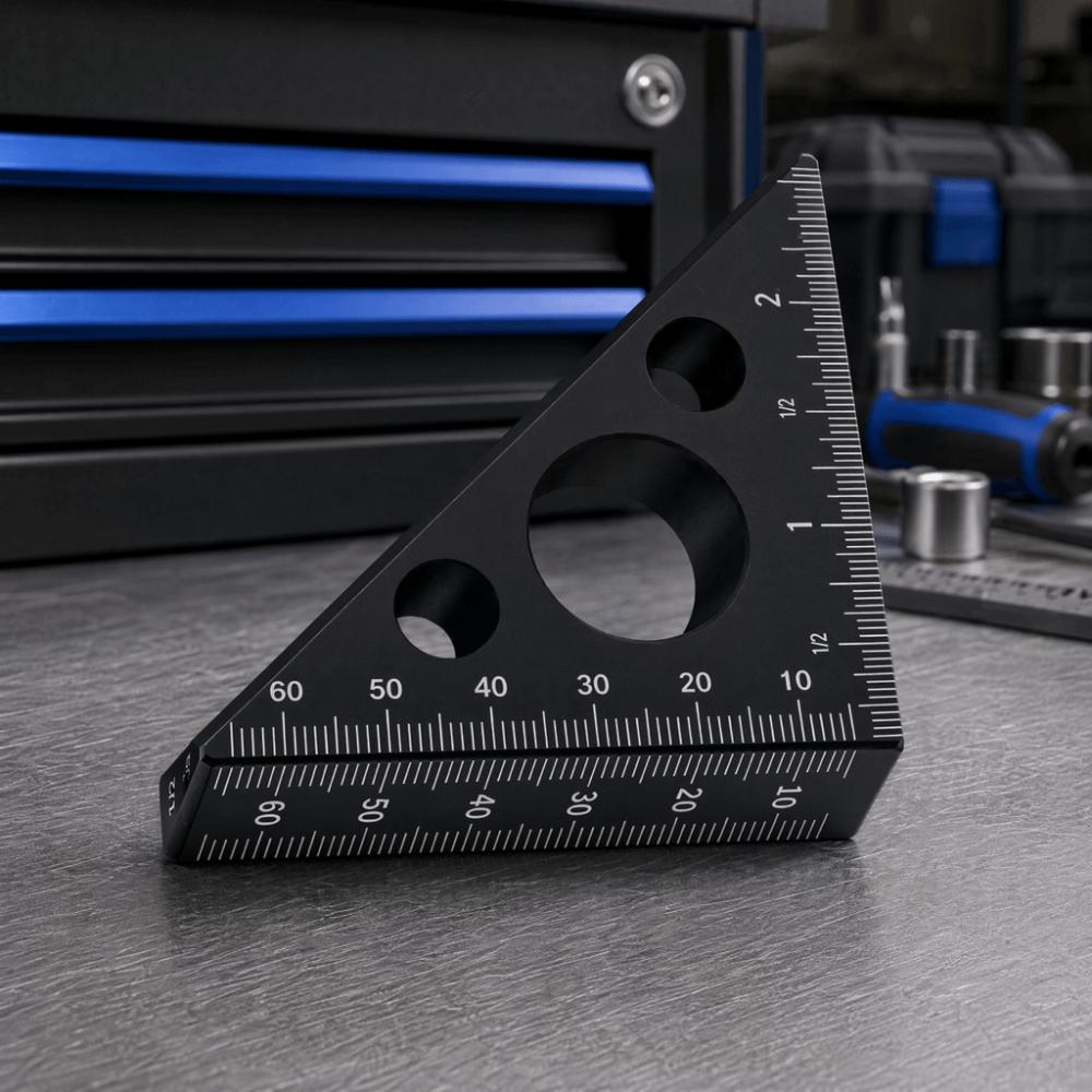 Thickened Design Triangle Ruler High Precision Layout Measuring Tool Carpenter Square Workshop Use
