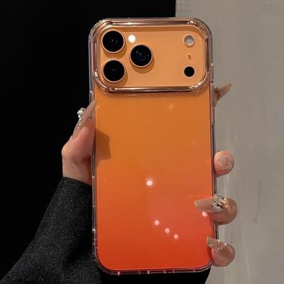 Роскошный блестящий звездный прозрачный чехол для телефона для iPhone 17 Air 16 14 13 12 11 Pro Max Mini Plus Противоударный градиентный жесткий чехол