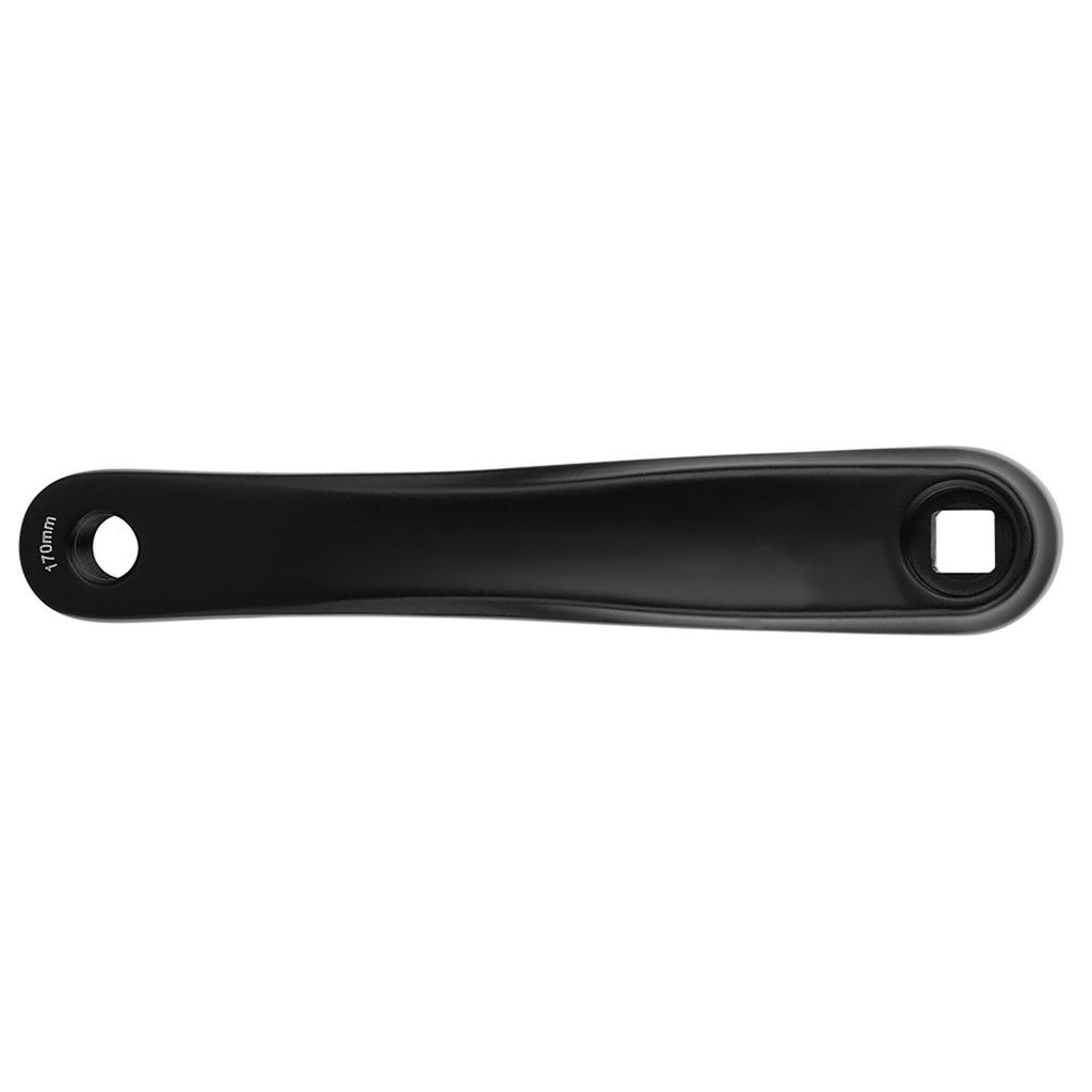 170 мм велосипедный алюминиевый сплав левый одинарный шатун замена цепи (Черная квадратная дыра)