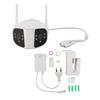 4MP WiFi Security Camera 180 Degree Wide Angle 10X Zoom Optical Dual Lens Night Vision 2 Way Talk