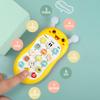 15 Buttons Mobile Phone Toy with Lanyard Chinese English Bilingual Silicone Ears Baby Phone Toy Telephone Music Sound Story Machine for Daily Life
