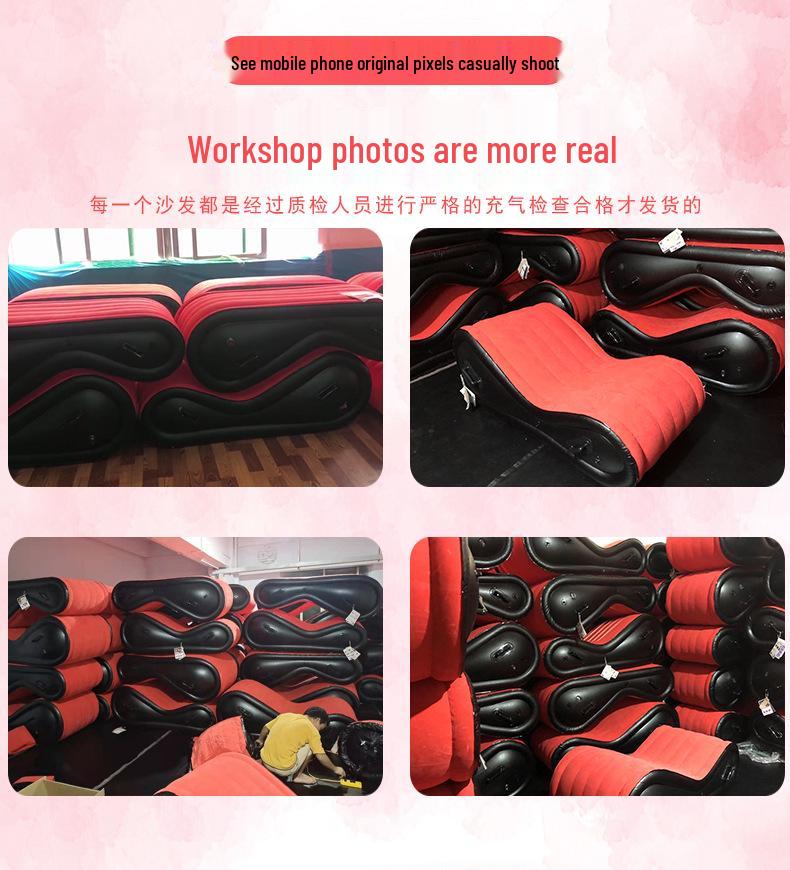 Универсанный надувной диван-кровать - Складное, портативное кресло для двоих для взрослых