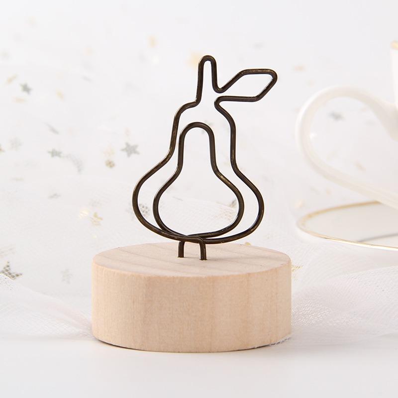 Retro Wood Message Note Holder