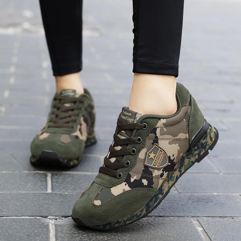 2020 осень новые камуфляжные кроссовки для бега мужские военные тренировочные уличные марафонские тренировочные кроссовки студенческие спортивные парные кроссовки