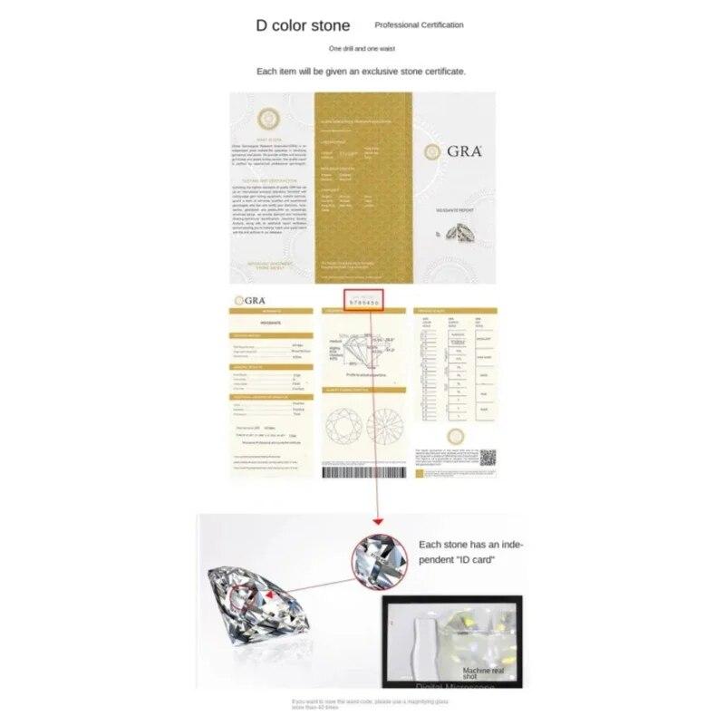 Сертифицированное SACEGEMS GRA кольцо с муассанитом D цвета 1-5 карат для мужчин, стерлинговое серебро S925, свадебное кольцо с бриллиантами, вечерние, роскошные изящные ювелирные изделия