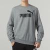 New PUMA Crew TR Big Logo Sweatshirts Unisex Light Gray 682722-03