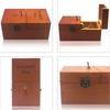 Desk Decoration Electronic Useless Box Wood Color Wooden Useless Box  Adults and Children