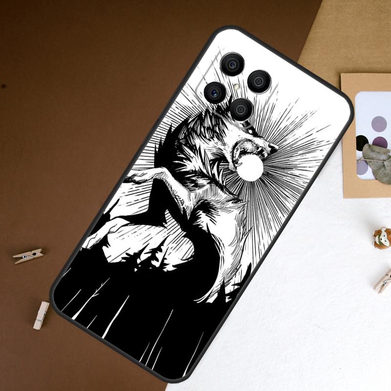 Чехол-Арт Волк Для Honor 400 Pro 200 50 70 90 X9a X9b X9c X9d X8a X8b X8c Magic 7 Lite 5 6 8 Pro