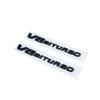 3D Chrome Black Letters C63s V8 Biturbo ABS Emblem for Mercedes Benz AMG C63s Coupe Car Side Fender Trunk Nameplate Logo Sticker