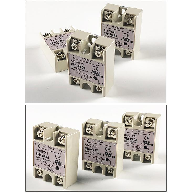 SSR-25DA SSR-40DA SSR-60DA SSR-25AA 40AA 40DD Твердотельное реле SSR 10A 25A 40A 60A Модульное реле для ПИД-регулирования температуры Реле 5