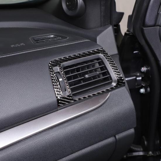 Carbon Fiber Center Console Side Vent Frame Sticker For Honda Pilot 2017-23