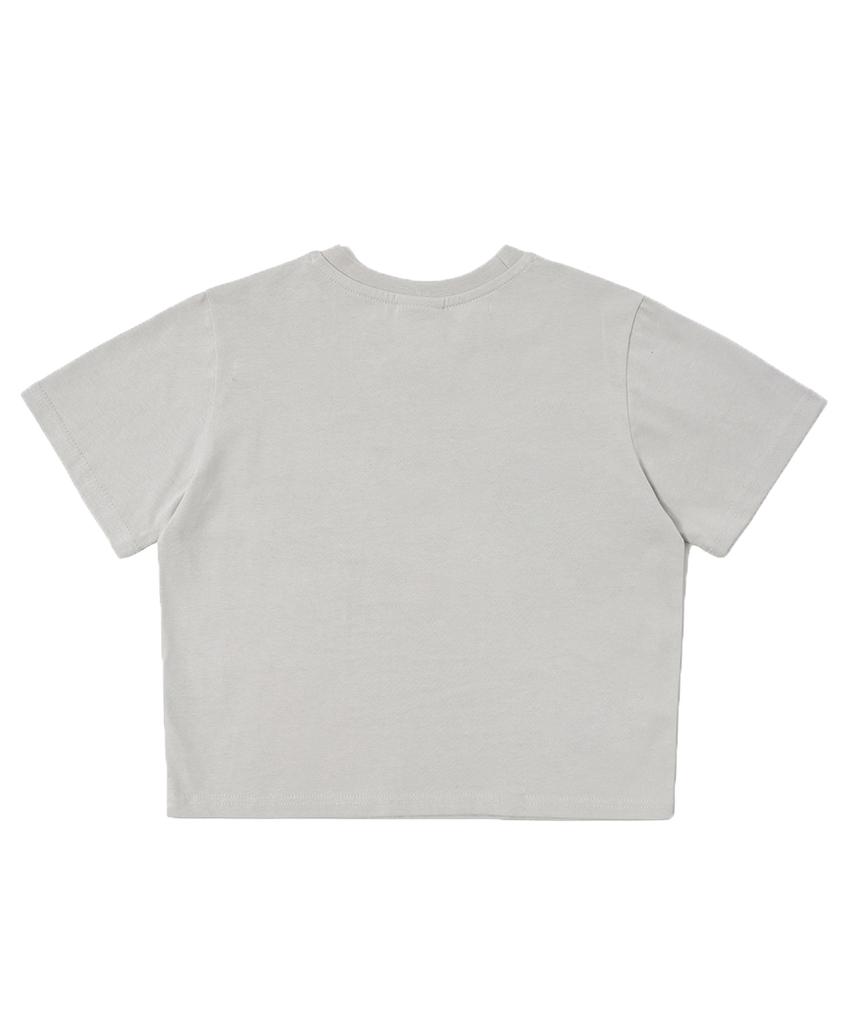 MATCHGLOBE Ice Cream Crop Top (Beige)