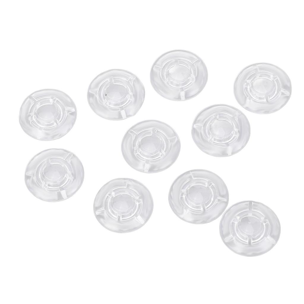 10Pcs Guitar Effect Pedal Footswitch Topper ABS Clear Single Pedal Footswitch Topper 10mm
