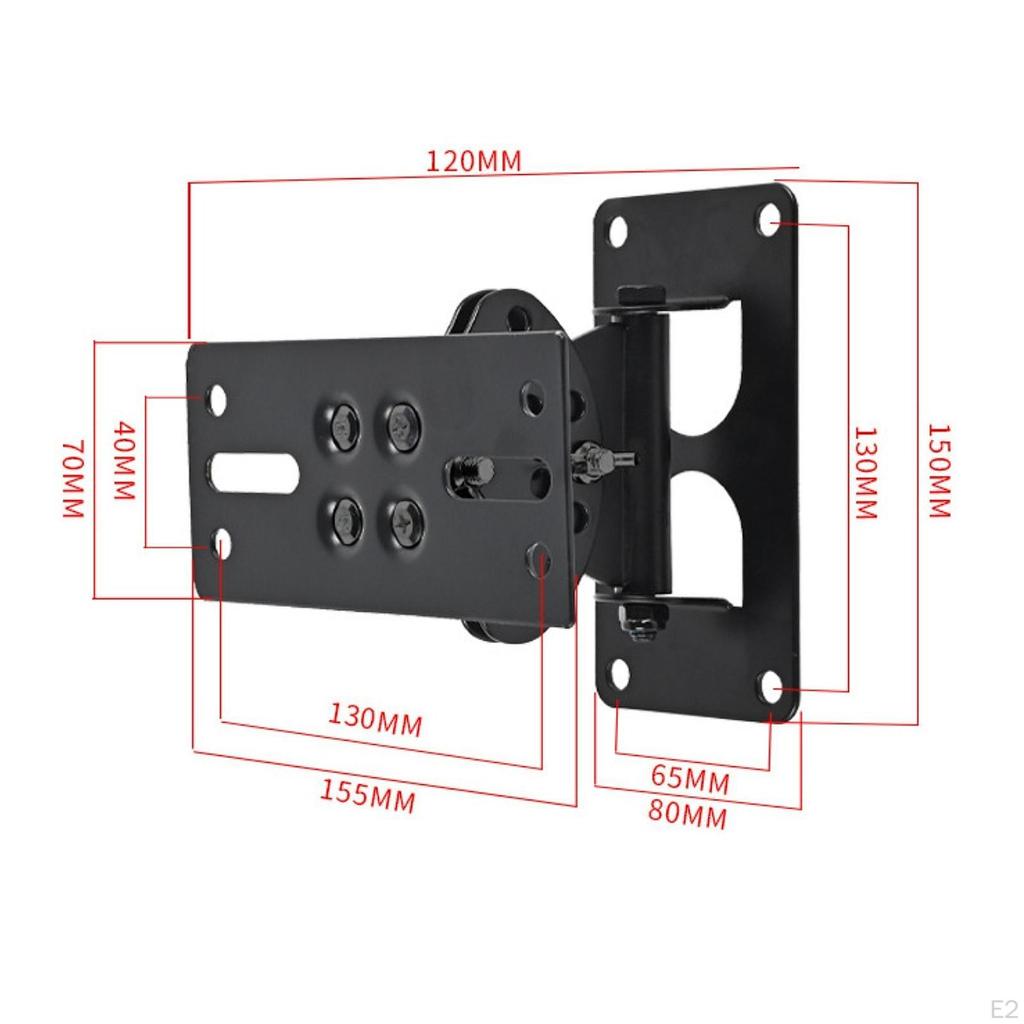 Speaker Mount for Wall and Ceiling Mounting Bracket Heavy Duty Sturdy Structure Surround Sound