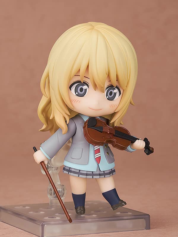 Good Smile Arts Shanghai Nendoroid Твоя апрельская ложь Каори Миядзоно Пластиковая раскрашенная подвижная фигурка Немасштабная