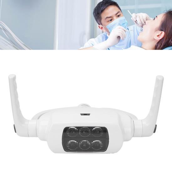 Стоматологическая светодиодная лампа для полости рта с регулируемым углом 6000K, холодный свет, аксессуар для стоматологического кресла