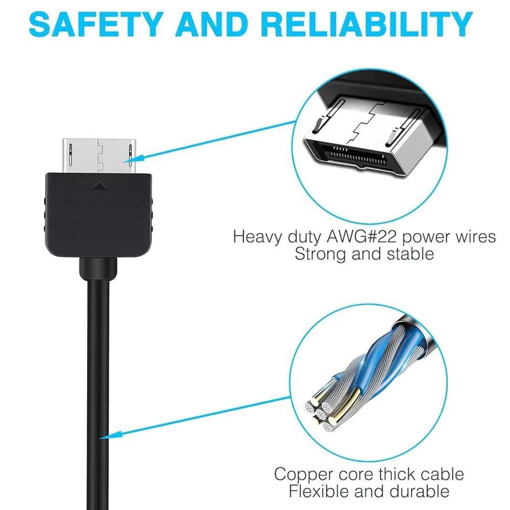 2 in 1 USB Charging Cable High Speed Data Sync Wire Handheld Console 1M Game Machine Charger Data Cord For Playstation Vita 1000