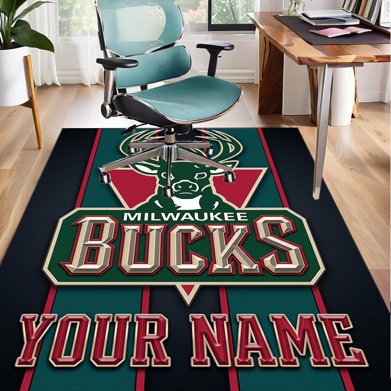 Custom Name Rug Milwaukee Area Rug Suitable for Indoor And Outdoor,Carpets for Homes, Offices,Living Rooms,Home Decor,Christmas Gift