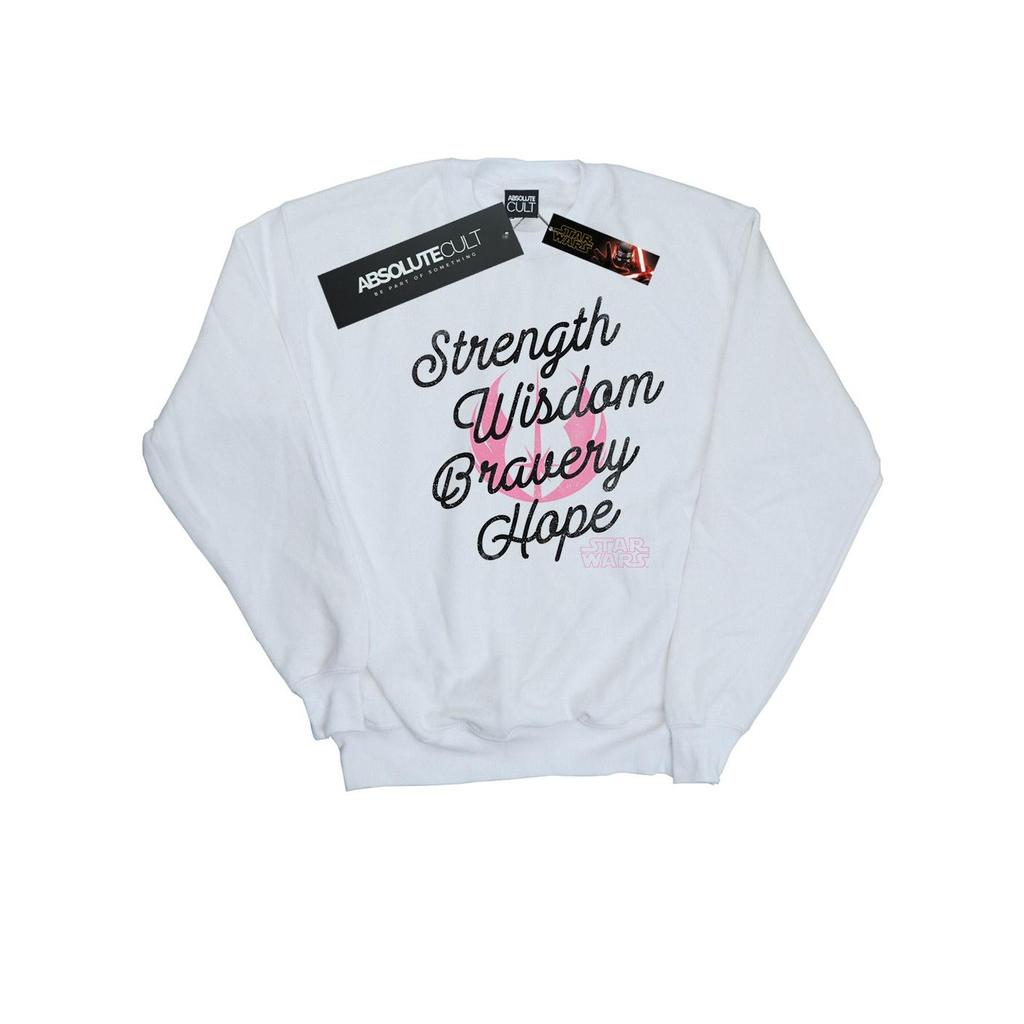 Star Wars: The Rise of Skywalker Mens Star Wars The Rise Of Skywalker Strength Wisdom Bravery Hope Sweatshirt